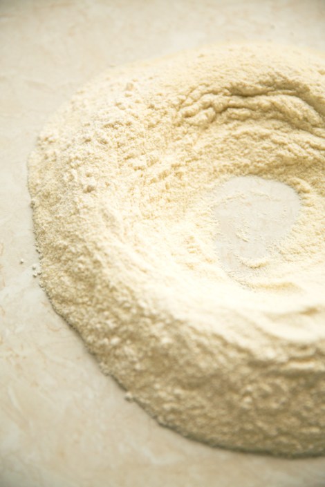 orecchiette-flour-well