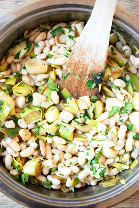 cannellini-leeks-pan