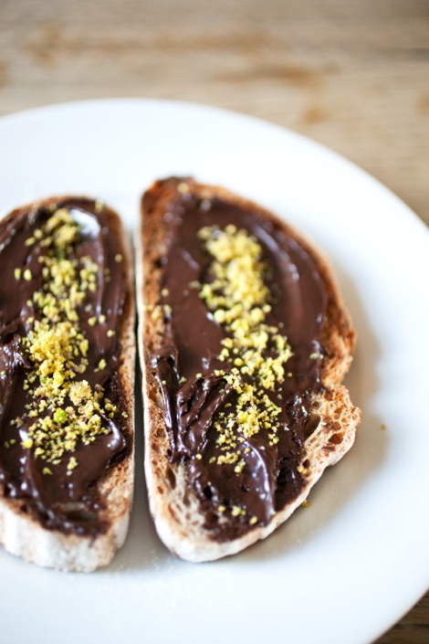 chocolate-on-toast